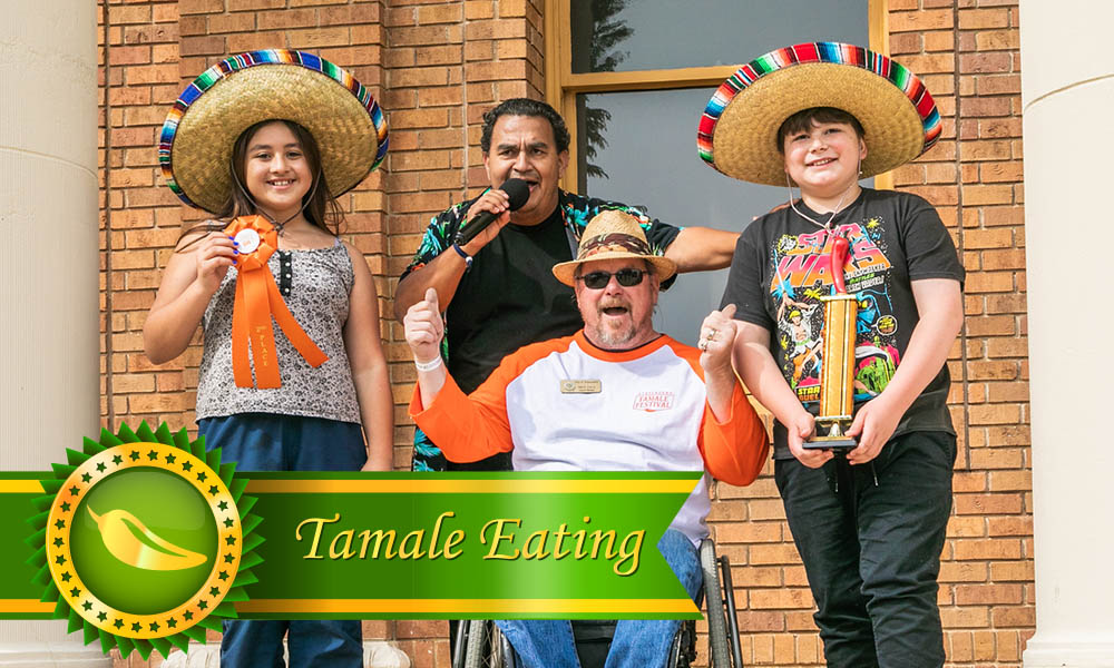 Image of 2023 Tamale Eating Contest winners